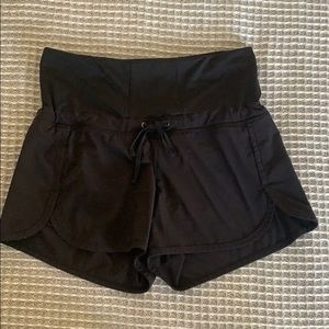 Athleta black running shorts XS